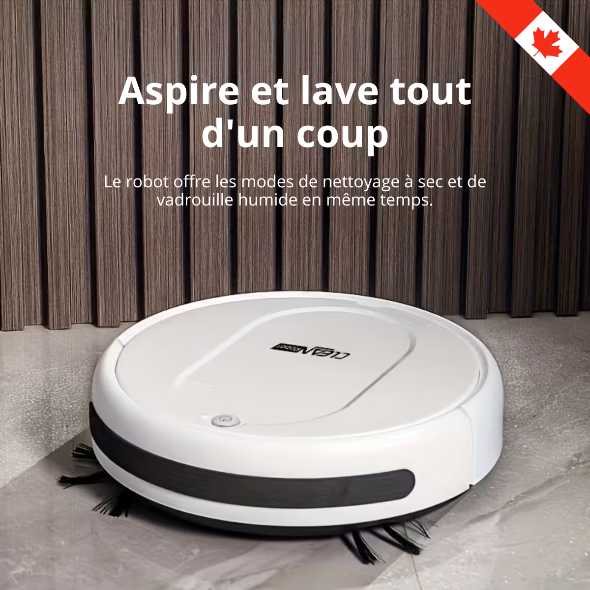 Glavi™ | Aspirateur robot 3-en-1