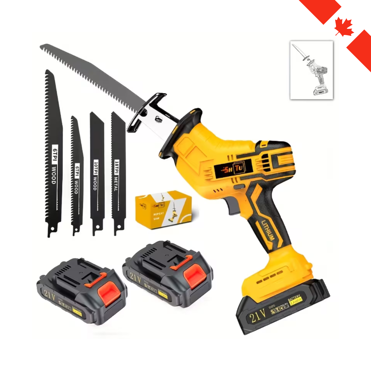 Galon™ | Scie sauteuse sans fil